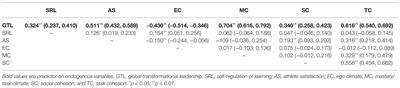 An Examination of the Relationship Between Coaches’ Transformational Leadership and Athletes’ Personal and Group Characteristics in Elite Youth Soccer